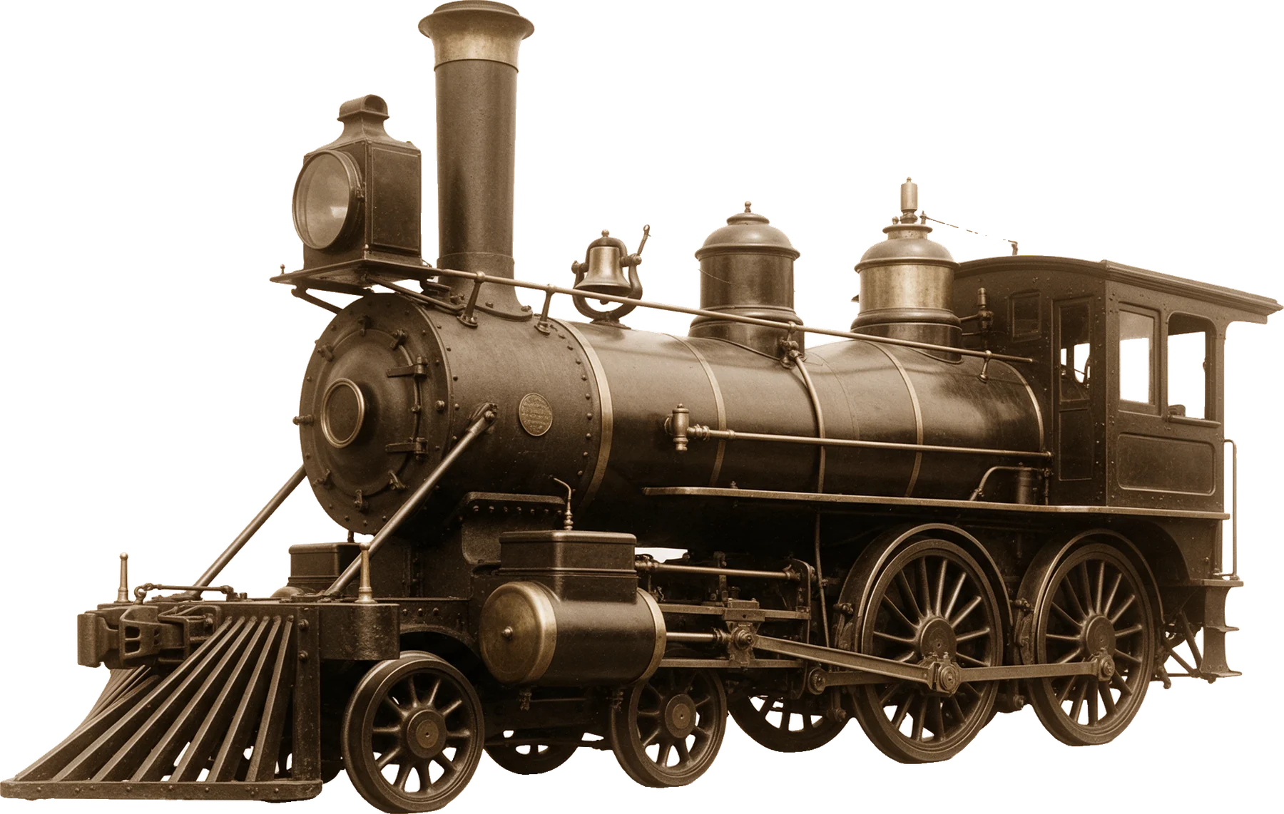 An 1890s steam locomotive